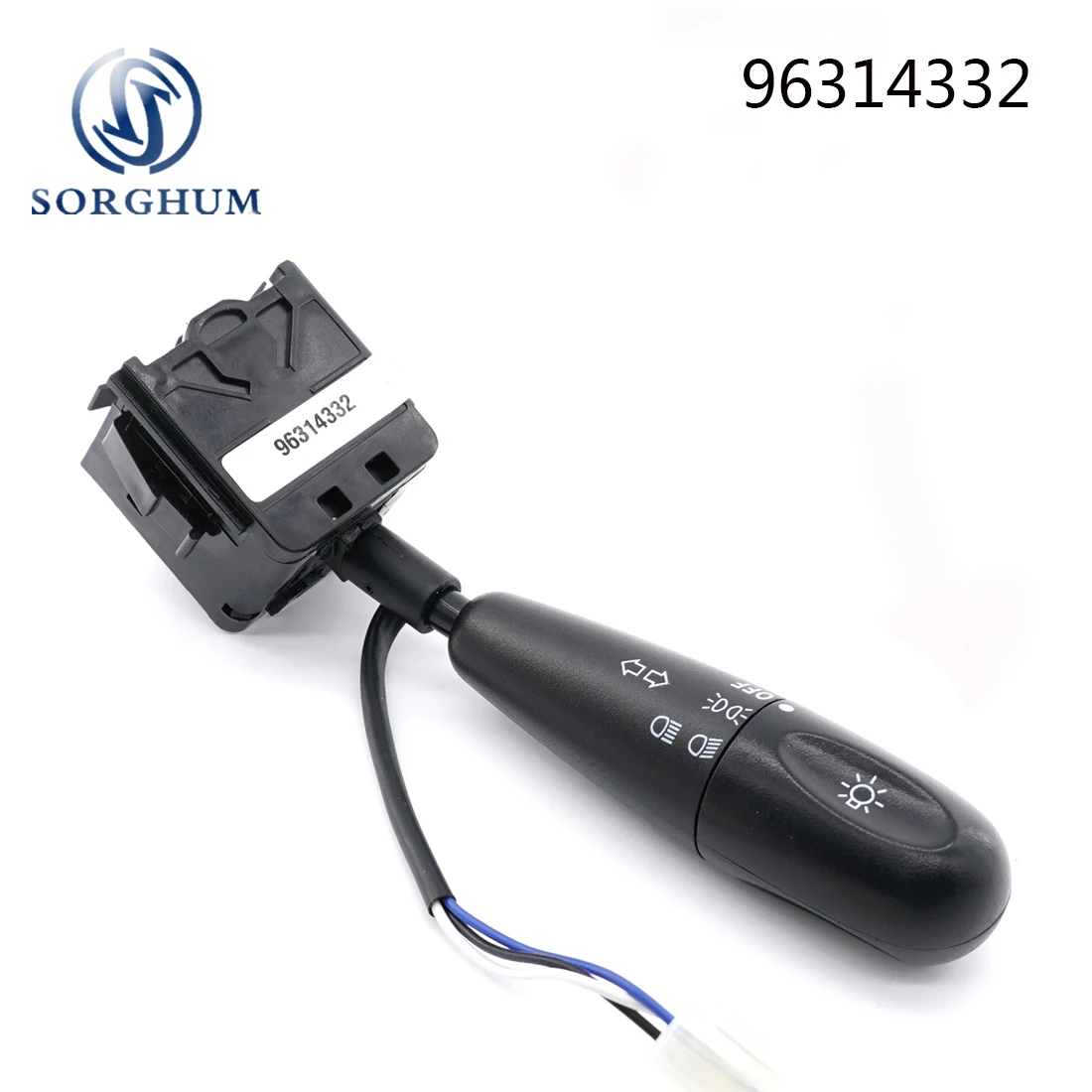 

SORGHUM Black Car Steering Column Wiper Combination Switch 96314332 For Chevrolet Spark For Daewoo Matiz