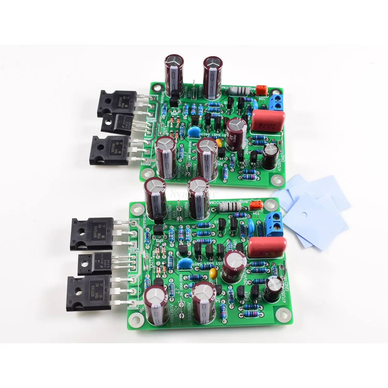 Nvarcher Amplifier Audio, 2 buah L7 MOSFET efek bidang kecepatan tinggi Transistor Power Audio Saluran ganda