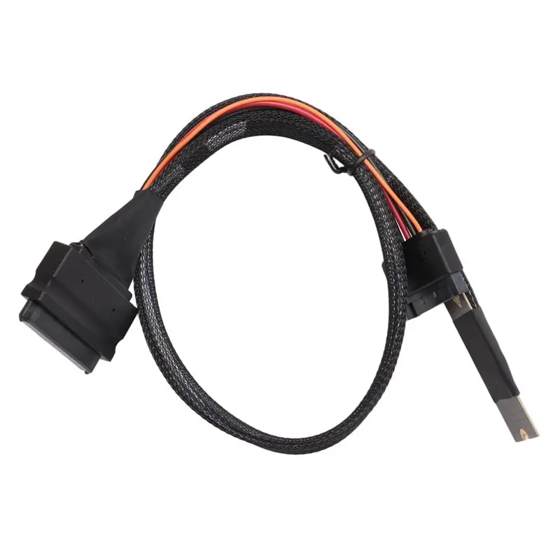 AED6-M2TO8639 M.2 M-Key To U.2 SFF-8639 Adapter Cable With SATA 15-Pin Female Connector