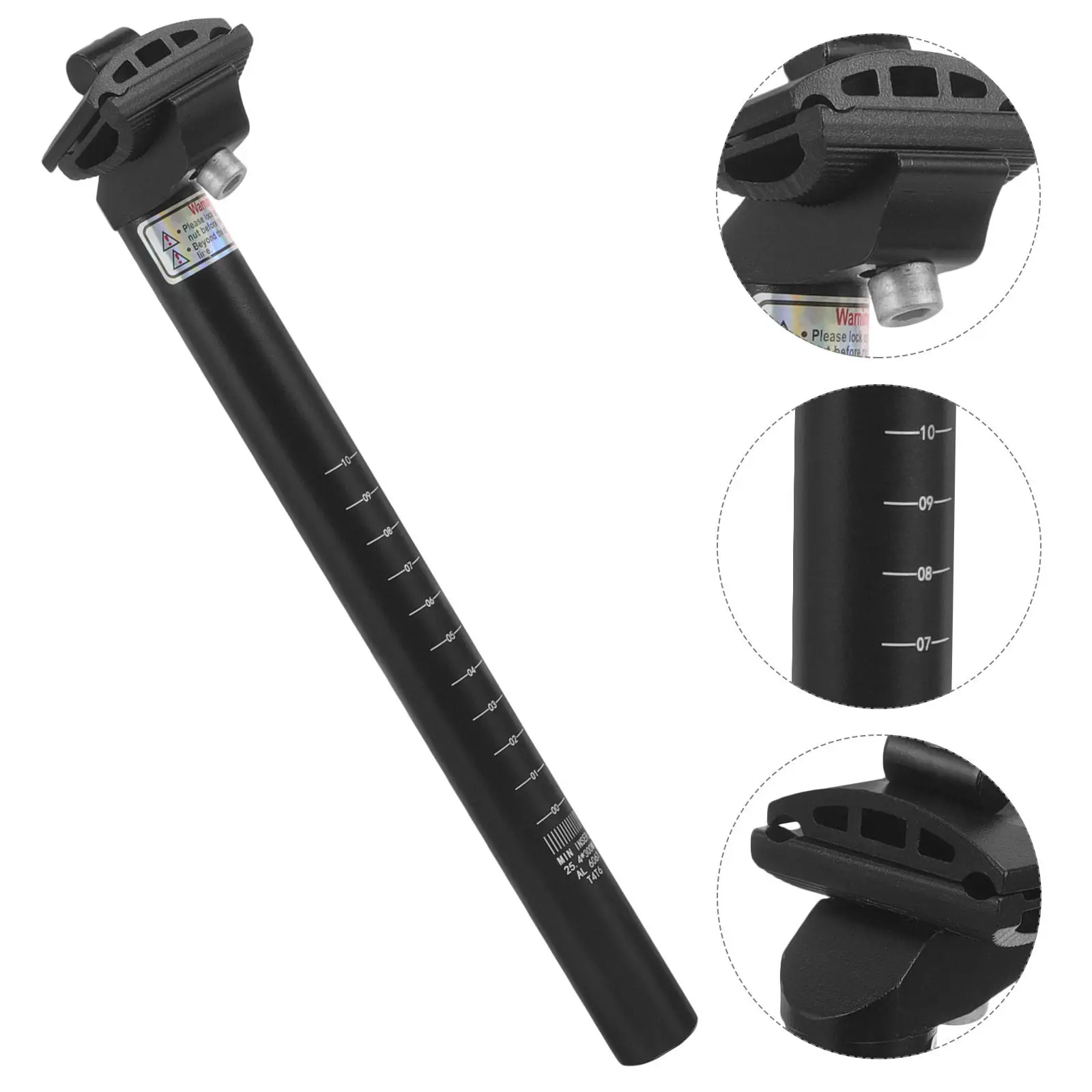 

Aluminum Alloy Seatpost for Road Bike Fixed Gear Bicycle Replacement Seat Post Strong Lightweight Stable Support Comfortable