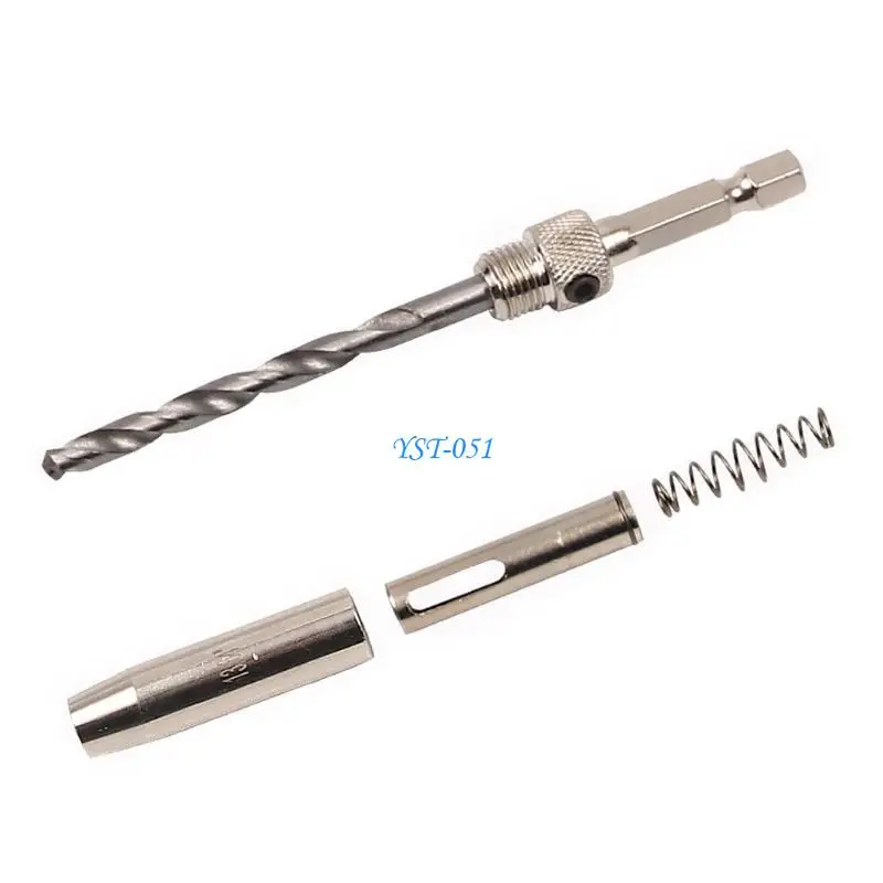 

E15A 8Pcs Centering Drill Bits Set for Hinges Center Drill Bits Set Woodworking