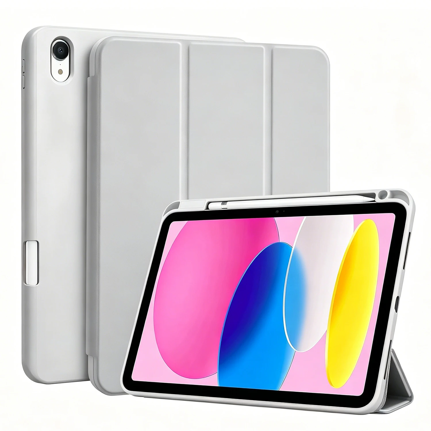 Tablet-Hülle für iPad (A16) 11. Generation 11 Zoll 2025/ 10. Generation 10,9 Zoll 2022 Stifthalter, Magnetische Flip Smart Cover