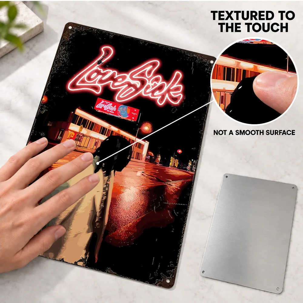 Lovesick Don Toliver Aluminum Poster Personalized Metal Sign Music Album Cover Design Wall Art For Bedroom Record Collector Gift