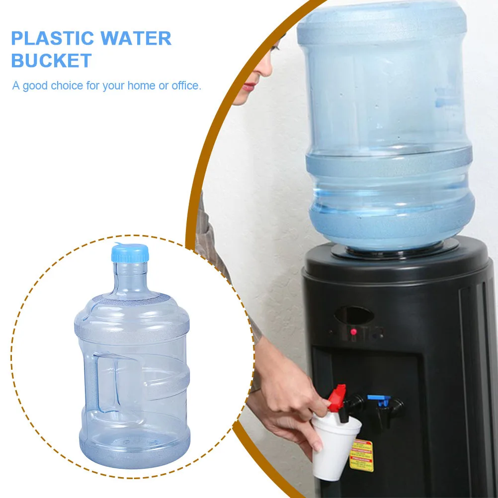 

1Pcs Handle Bucket Heat Resistant Pc Plastic Water Bucket 3L Purified Water Storage Pail Office Home Multifunctional Liquid