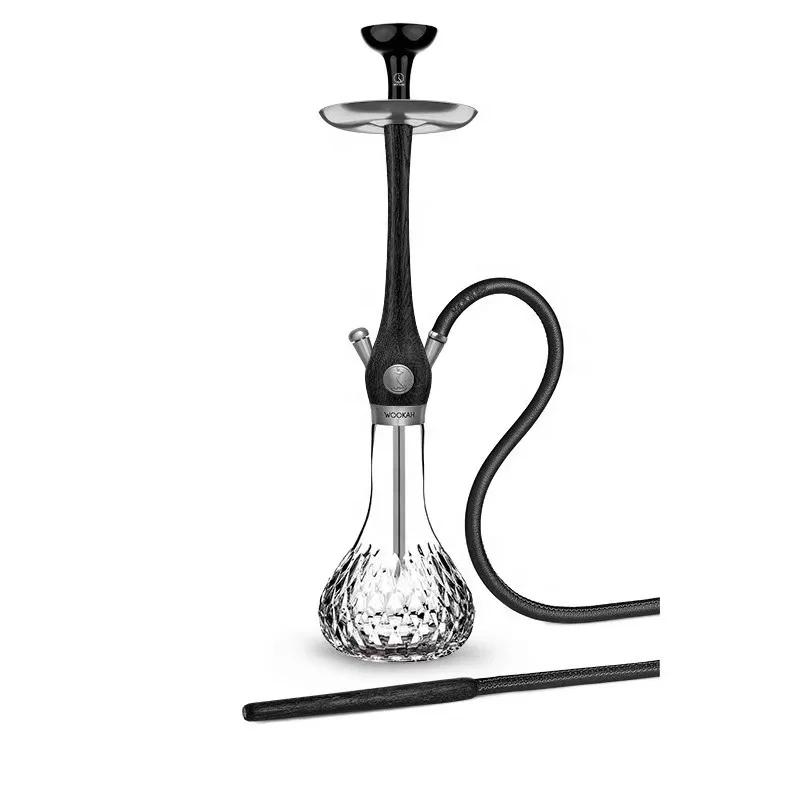 شعبية العصرية الشيشة الشيشة الكلاسيكية 24 بوصة كبيرة الذهب تشيتشا اكسسوارات الشيشة الخشب الشيشة الشيشة الخشبية لنكهة التدخين