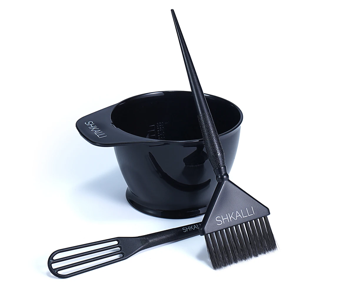 SHKALLI Professionelles Haarfärbeset: Große Färbeschale, breiter Pinsel und Mini-Rührstab für Salon-Perfekte Ergebnisse – Detail 13