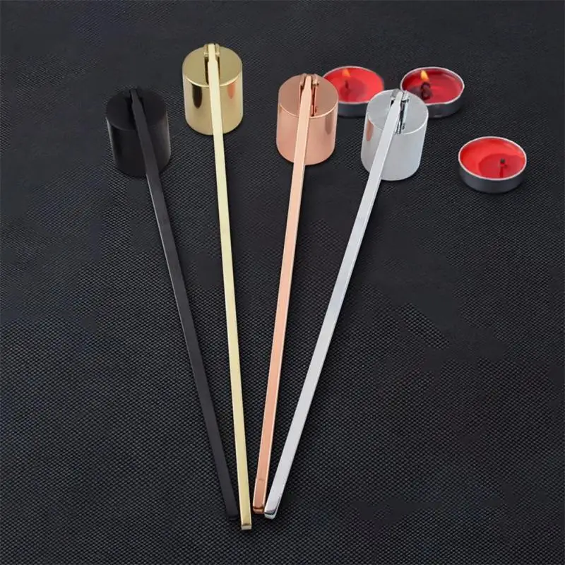 Candle Extinguishing Tool Long Handle Candle Care Tool Portable Stainless Steel Home Candle Cover Home Accessories Tools