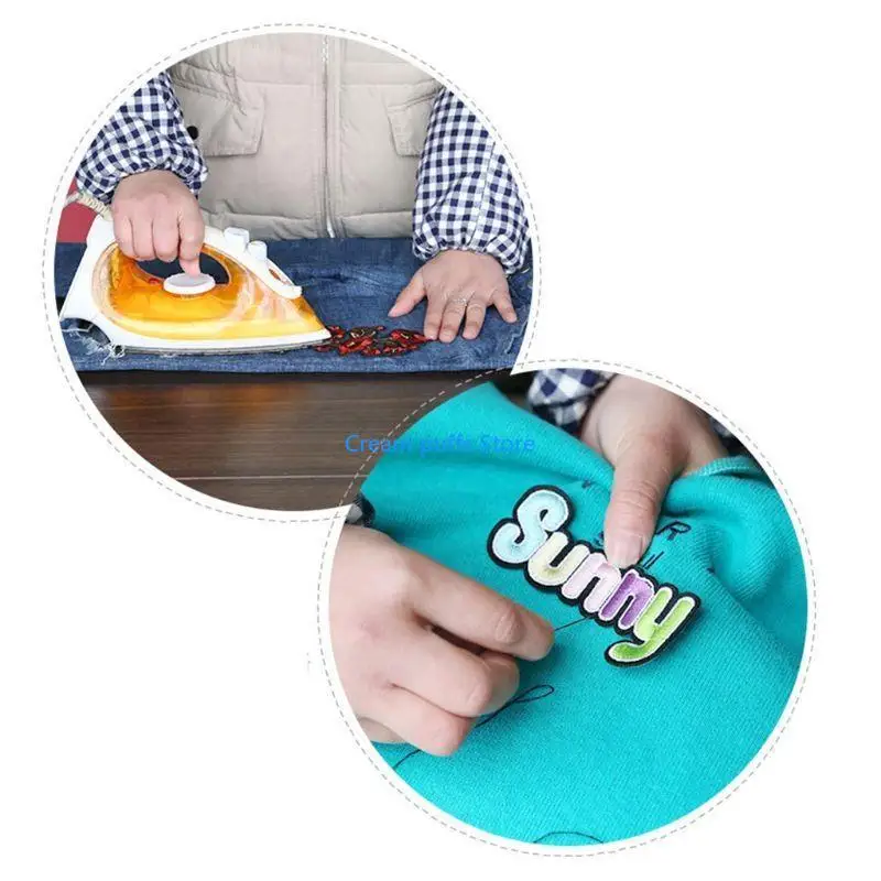 50LE 20PCS hoạt hình kẹo mút dán DIY Iron on/may thêu thêu