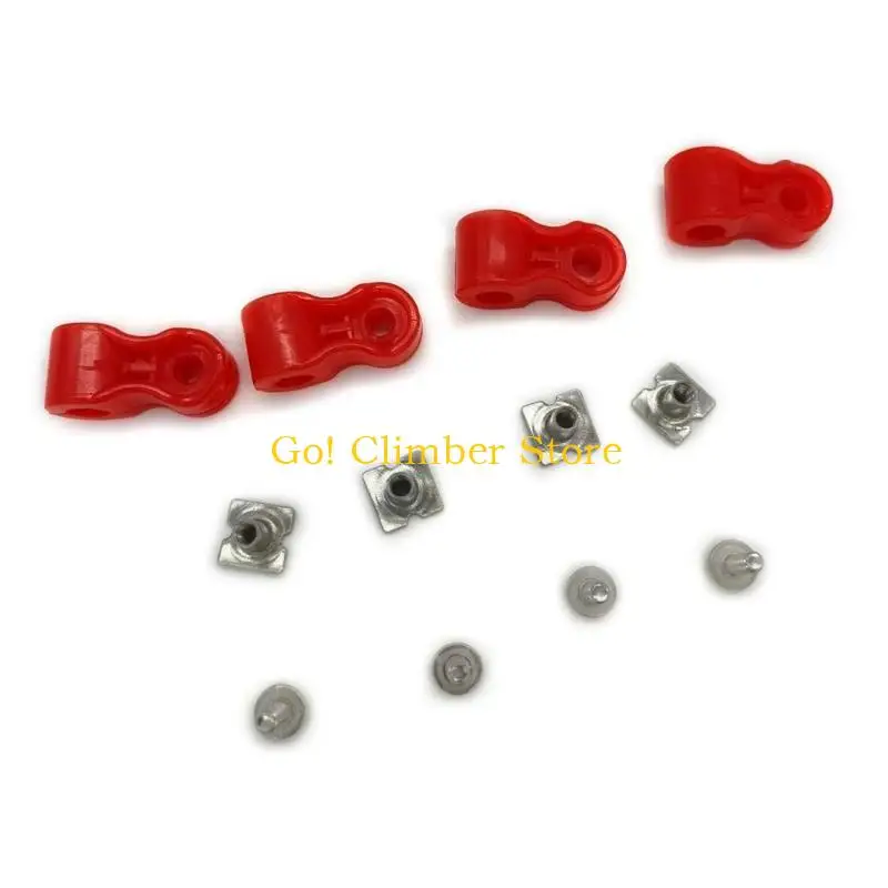 Q84C Football Helmets Clips Screws Nut Kits Multiple Sports Helmets Baseball Softball Soccer Helmets Facemask Hardware Kits