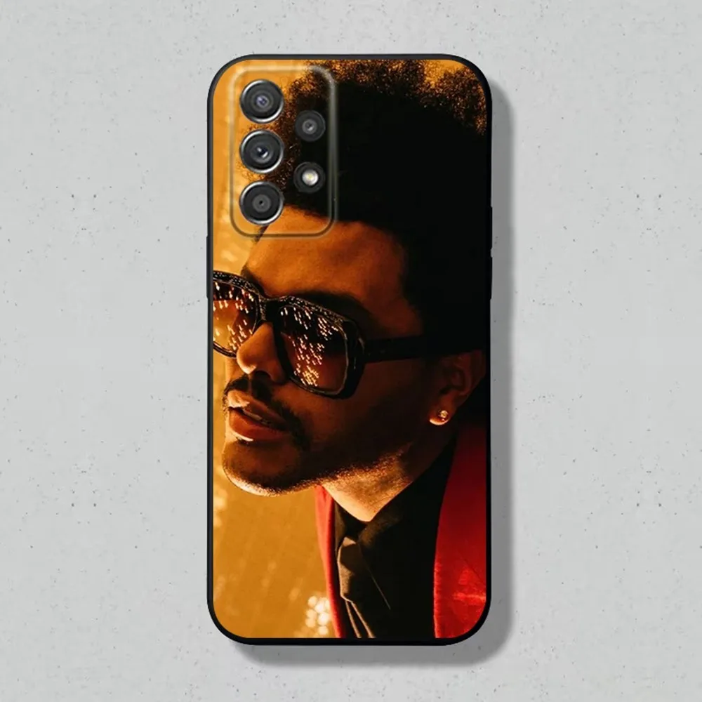 The W-Weeknd Singer Phone Case For Samsung S24,S23,S22,S21,S20,S10,S10E,S9 Plus FE Note 20  Plus Black Cover Shell