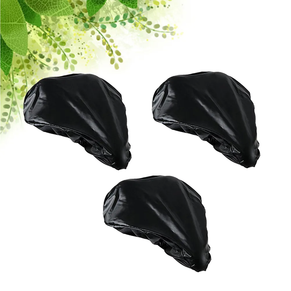 Funda para asiento de bicicleta, impermeable, elástica, resistente al polvo y a la lluvia, protege la mayoría de los asientos de bicicleta de la lodo y el agua, 3 uds.
