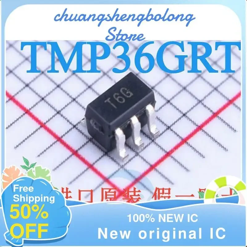 20 قطعة TMP36GRTZ TMP36GRT T6G SOT-23-5 جديد الأصلي IC استشعار درجة الحرارة