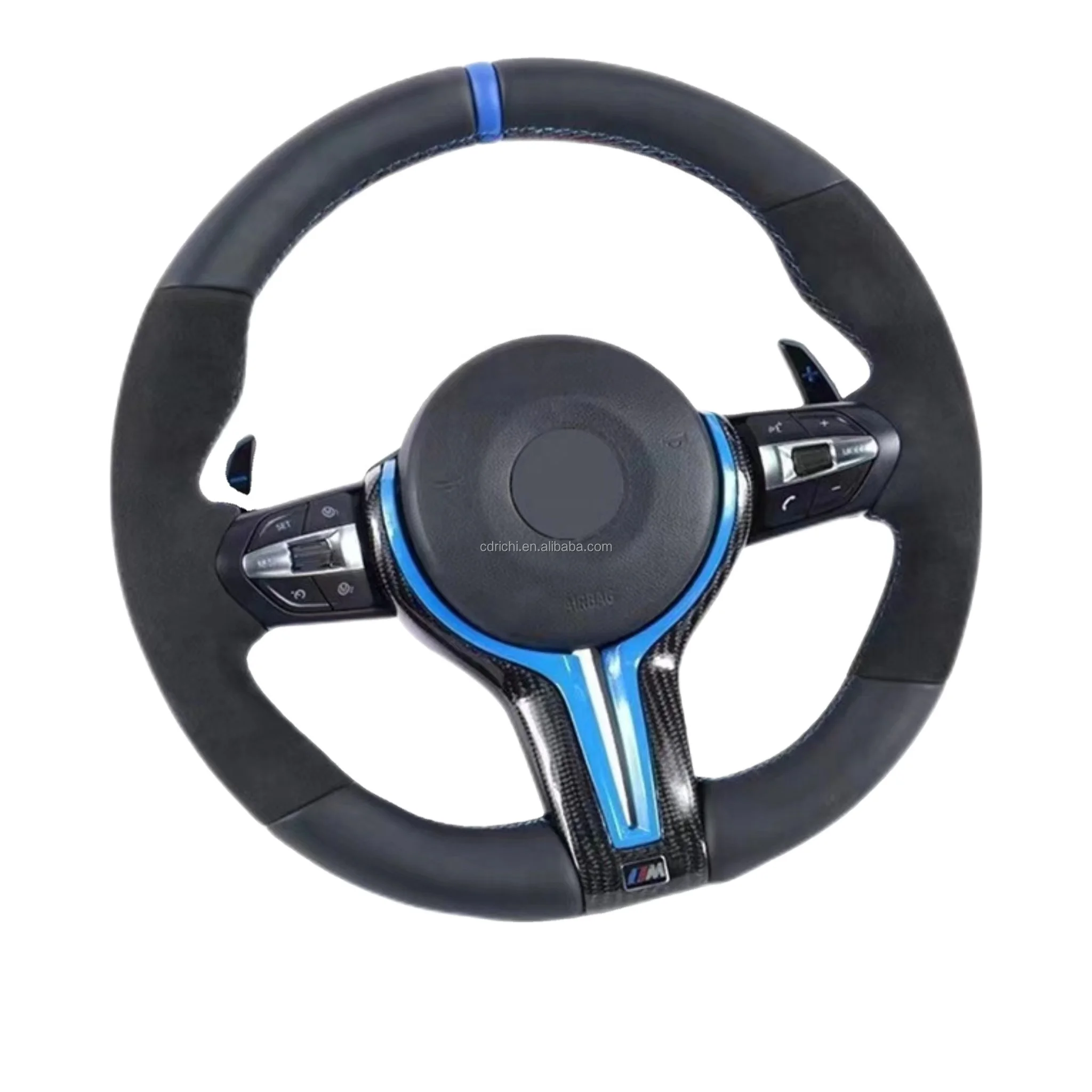 For BMW F30 F31 F32 F34 F10 F18 F07 F20 F22 F23 F15 F16 F25 F26 MP Full Leather Steering