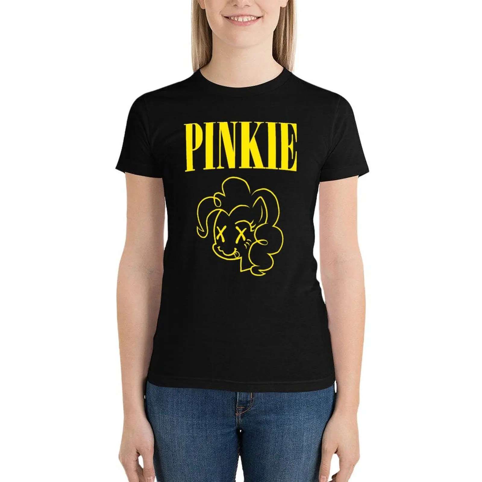 YELLOW HORSE T-Shirt hippie clothes aesthetic clothes plus size tops plain t shirts for Women