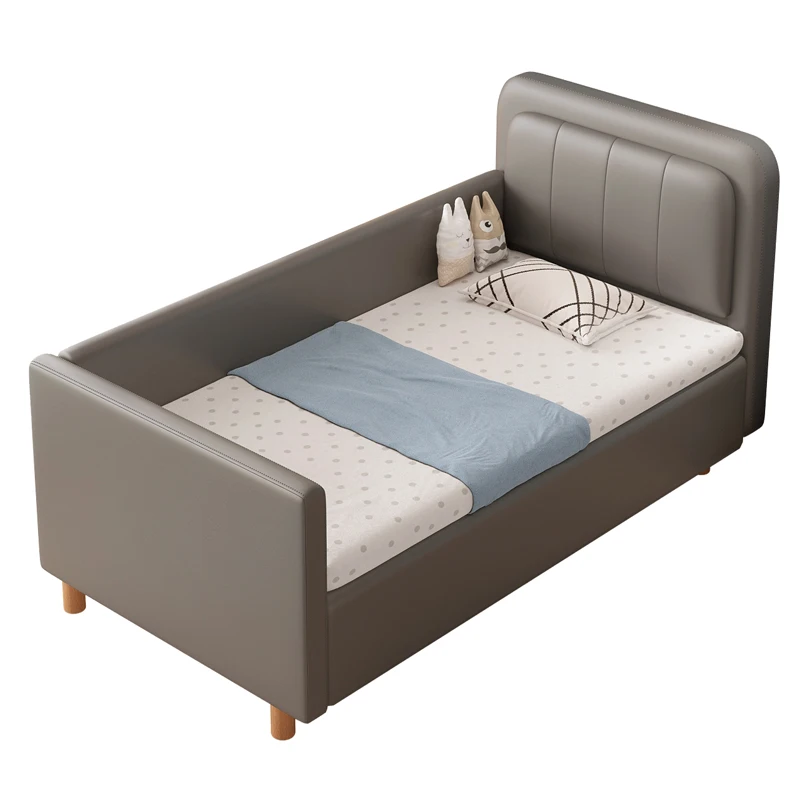 

Customizable Children's Bed Small Splicing with Guardrail Widened Splicing Bedside Side Bed Newborn Crib