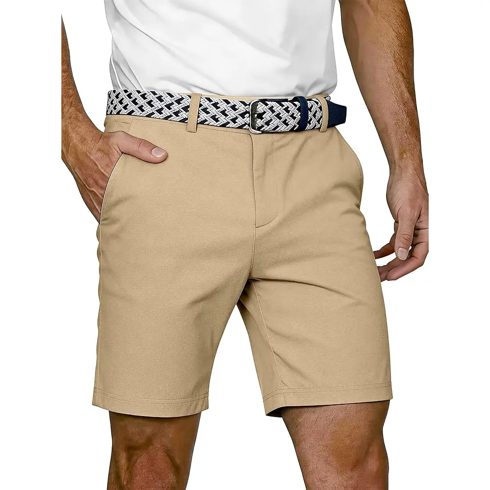 

Мужские эластичные шорты для гольфа 7-в-1: быстросохнущие, повседневные, для походов, летние, спортивные, рабочие, гибридные шорты с 6 карманами