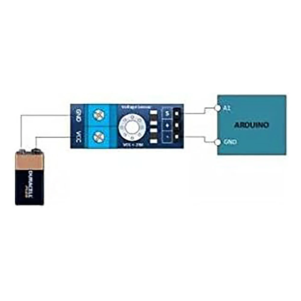 10PCS Smart Electronics DC 0-25V Standard Spannung Sensor Modul Test Elektronische Ziegel Smart Roboter für arduino