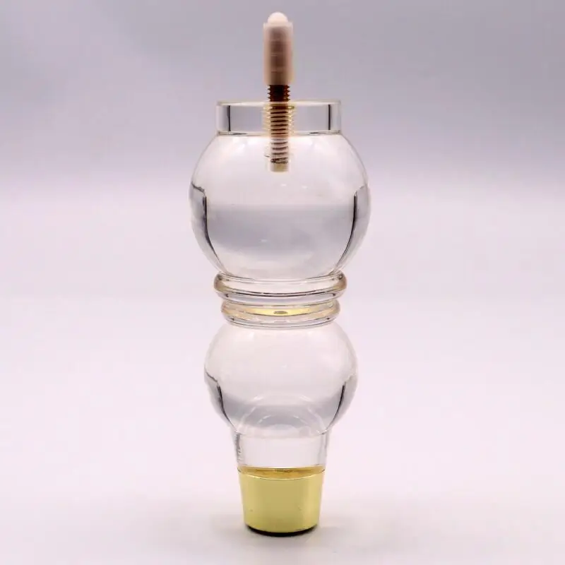 Acrlic Transparency Crystal Color Gourd Shape Art Sofa Leg 65*150mm 4 pezzi