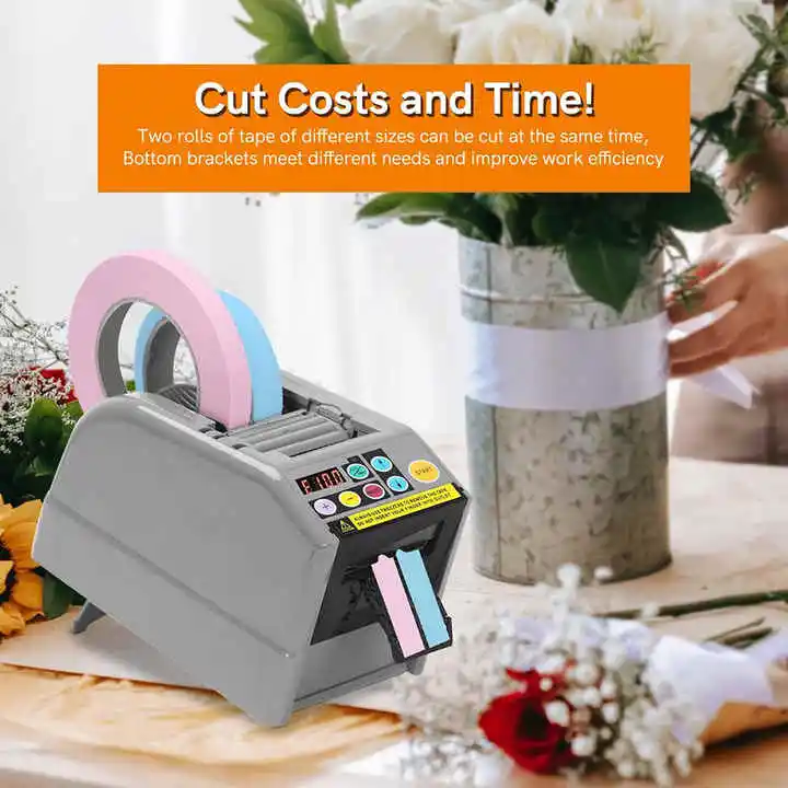 220V 110V Industrial Packaging Equipment Zcut-9 Automatic Non-stick Tape Cutting Machine Vc Electric Distributor