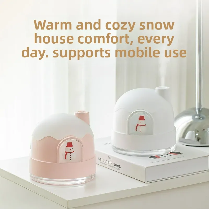 

Иглу увлажнитель воздуха ночник USB бесшумный мини настольный милый очиститель воздуха для домашних животных распылитель компаньон для сна подарок маленький ночник