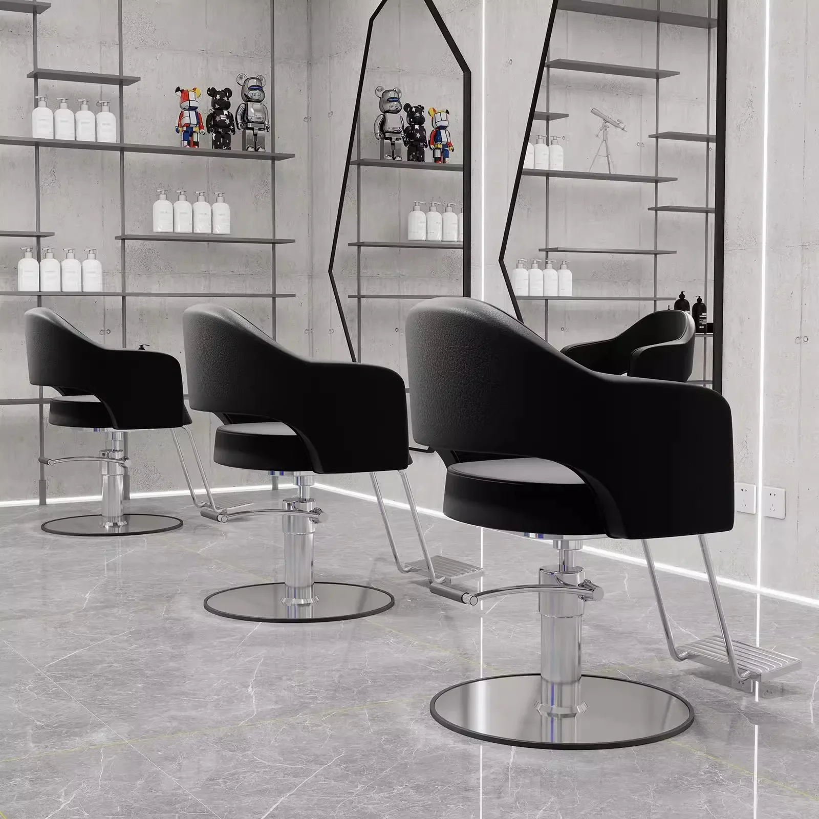 Barber shop special chair hair salon hair salon can be lifted and rotated
