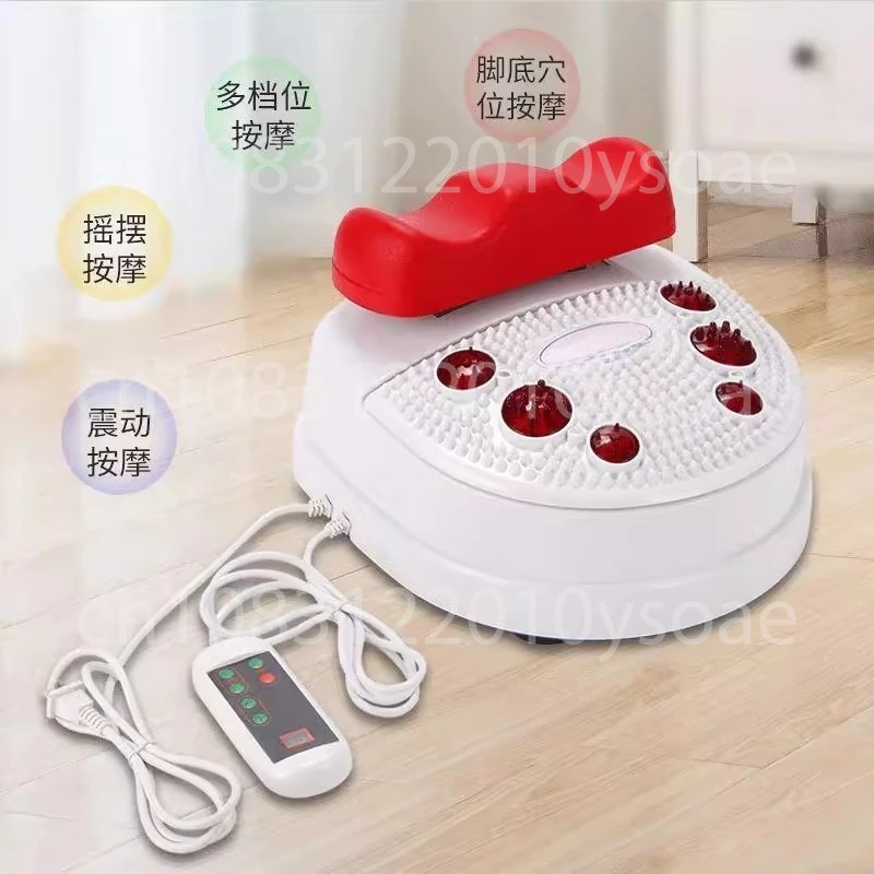 New Foot Leg Rocking Machine Vibration Fat Burning Slimming Heating Electric Fitness Equipment