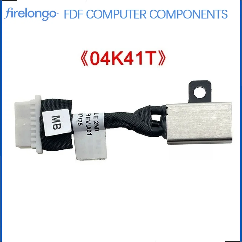 Conector de alimentación P114G P114G001, puerto de carga para Dell Latitude 3301 Inspiron 5390 5391 5482 7391 Vostro 5390 5391