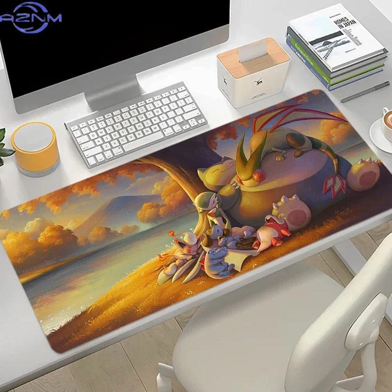 Gardevoir Mouse Pad Office Laptop Gamer Computer Non-Slip Mousepad Gaming Accessories Keyboard Pad P-Pokemon Anime Mausepad