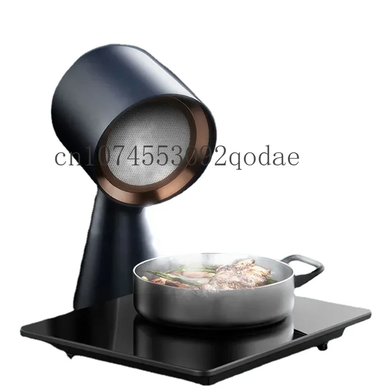 

HTT-X6 Desktop Range Hood Household Mini Compact Low Noise Portable Hot Pot Barbecue Companion 30W