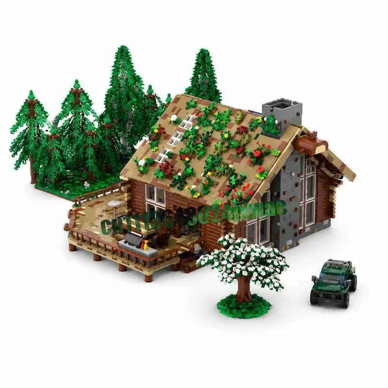 5047Parts Forest Loghouse Cabin MOC Model Custom Puzzle Architecture DIY Assembly Educational Building Blocks Toy Popular Gift