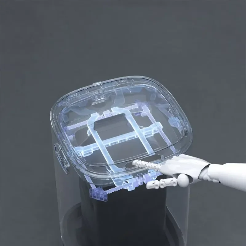 Wholesale vertical stainless steel smart trash can with sensor automatic bag change function, suitable for kitchen use