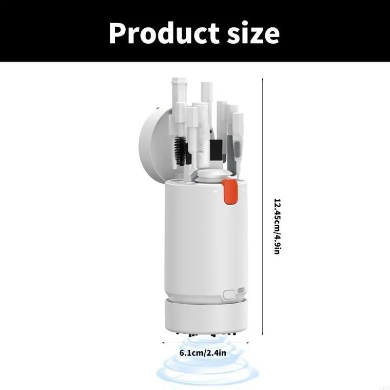 D5BBエッセンシャル21 in 1キーボードカメラクリーニングツール電動ブラシを効率的に