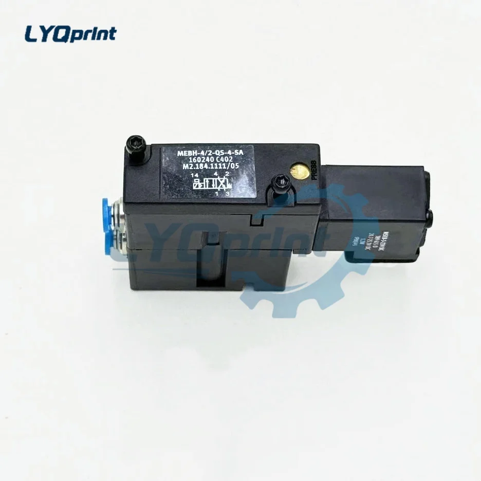 10 Pieces M2.184.1111/05 solenoid valve MEBH-4/2-QS-4-SA for SM102 CD102 SM52 PM52 High Quality Machine Parts