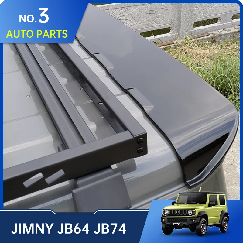 Car rear wing Rear Roof Spoiler For Suzuki Jimny JB64 Sierra JB74W 2019 2022 High Quality ABS Rear Wing Trunk Lip Tail Spoiler