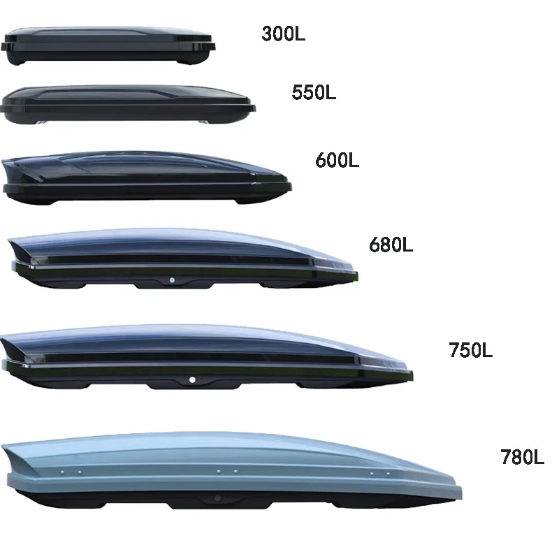 

Sports-Style ABS Waterproof Hitch-Mounted Roof Boxes BoxMulti-size Capacity Car Roof Top Cargo Lage Storage Cer Box