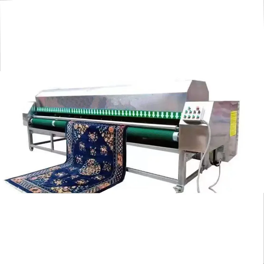 Automatic carpet cleaning machine production line. Dust collector