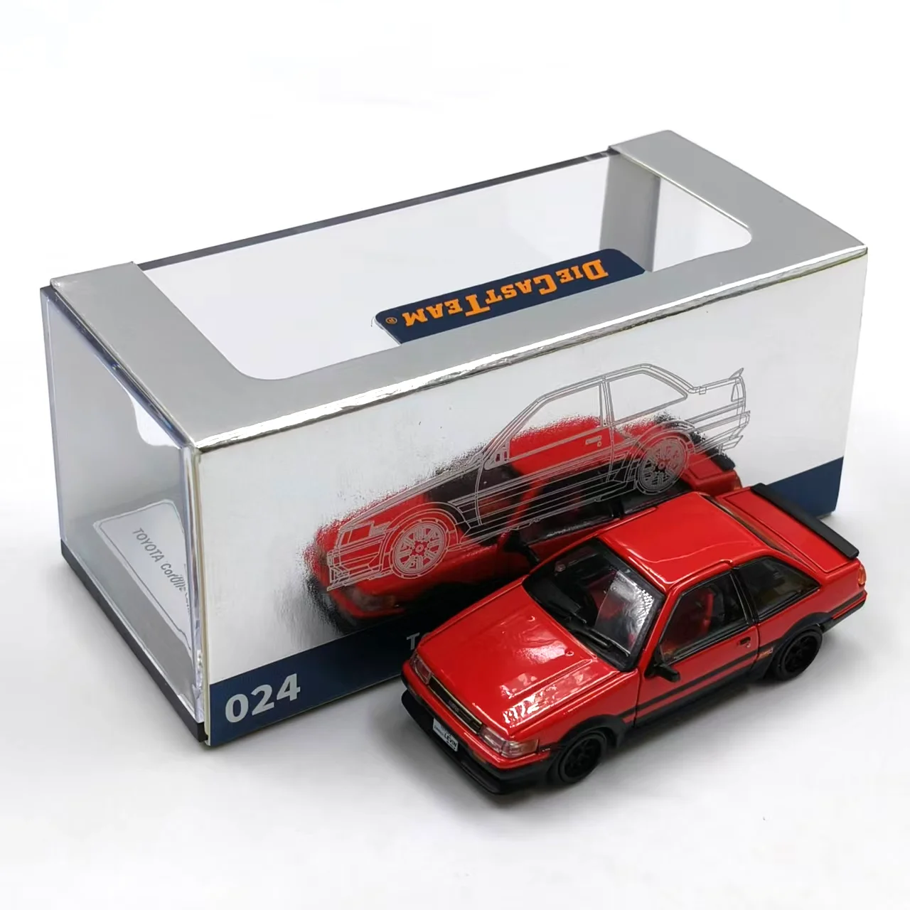 

1:64 Corolla LEVIN 1983 AE86 alloy simulation car model classic finished product static collection ornament