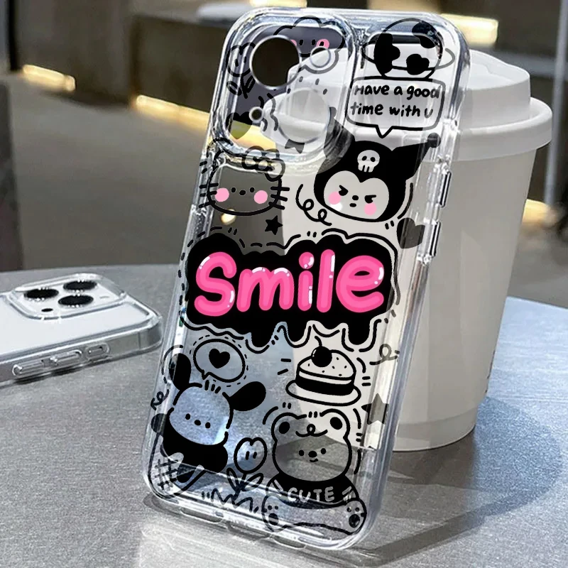 Popolare custodia Sanrio Kuromi per Honor X9a Y9 Prime 2019 X7b X8b 90 Lite X9b trasparente morbida