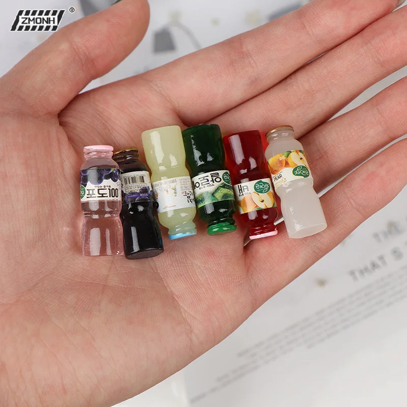 

[H]5Pcs 1:12 Dollhouse Miniature Drink Bottles Doll House Kitchen Accessories