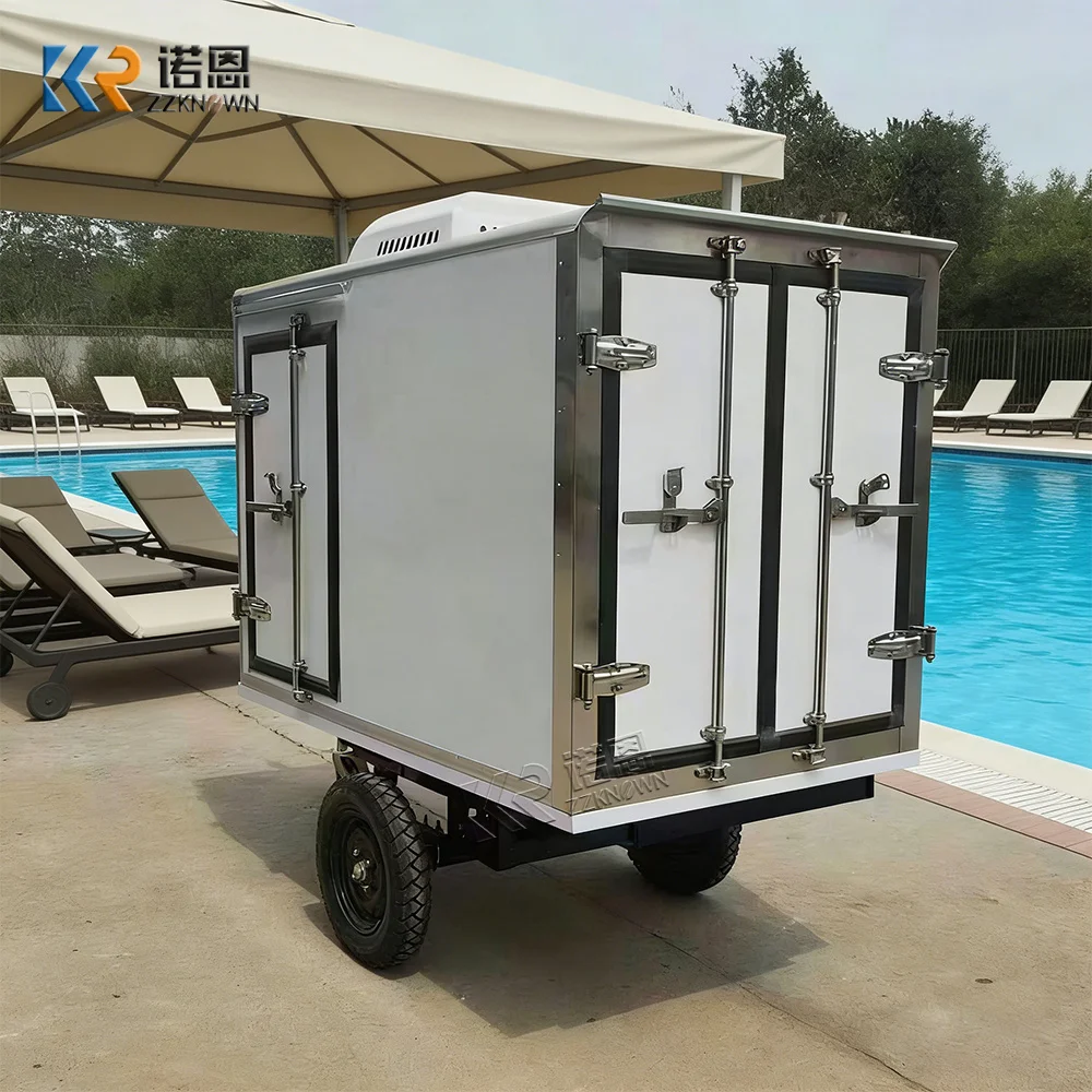 Advanced Thermal Insulated Portable Refrigerated Truck Smart Cold Storage Trailer for Frozen Food Distribution