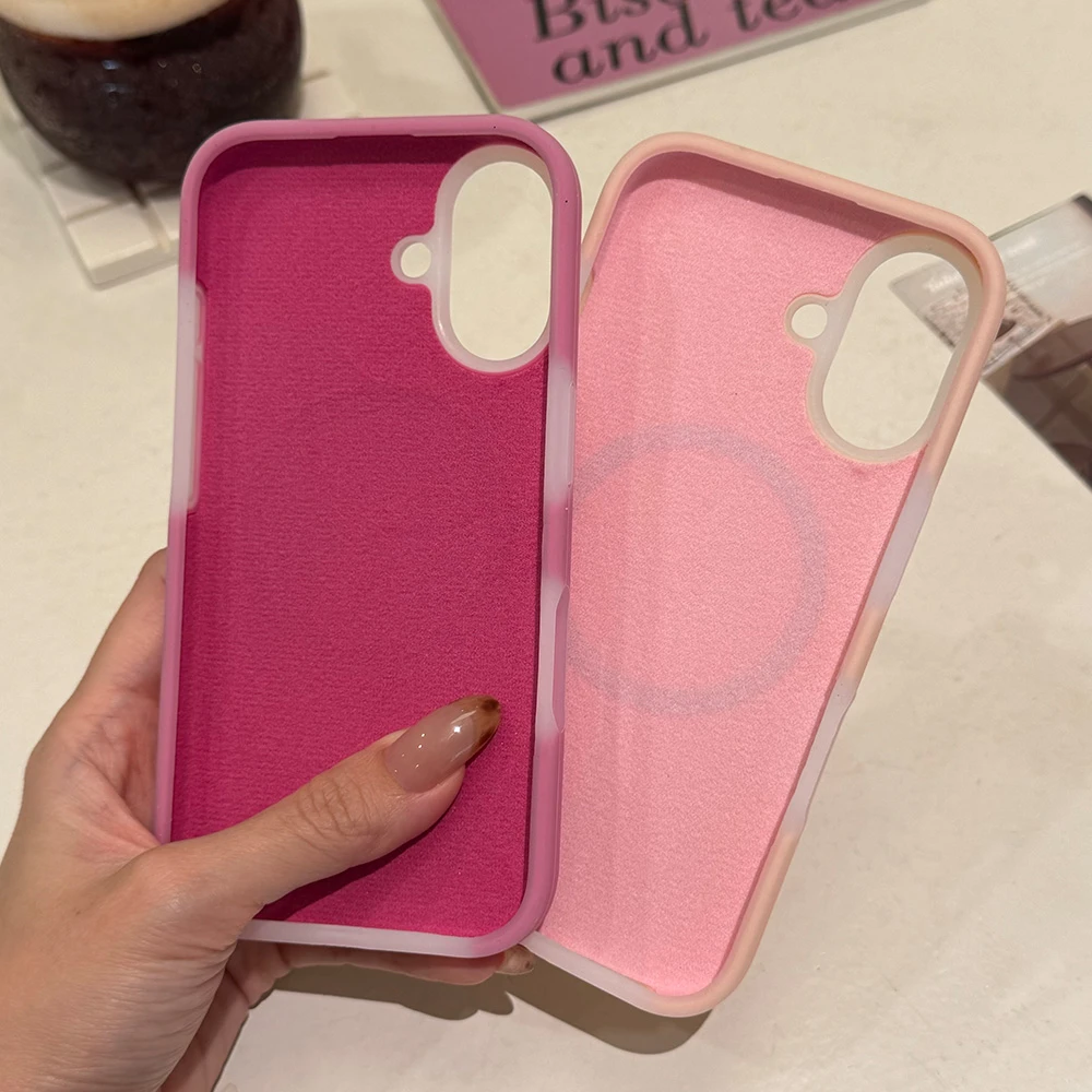 Vloeibare Siliconen Candy Jelly Voor Magsafe Magnetische Case Voor iPhone 17 12 13 14 15 16 Pro Max Plus dikker Schokbestendige Bumper Cover