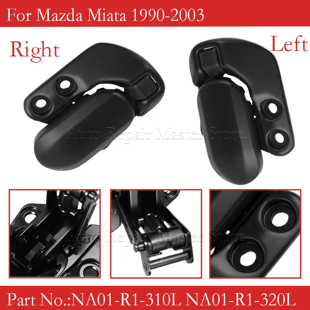 

Left Right Soft Top Convertible Roof NA01-R1-310L Replacement for Miata 1990-2003 Soft Top Convertible Roof