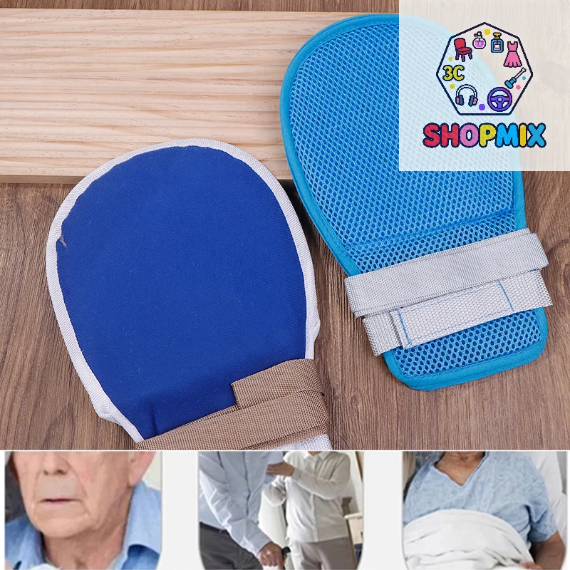 

1 Pcs Medical Restraint Glove Detachable Bedridden Patient Anti Fall Hand Constraint Protector Elderly Anti Scratch Fixed Glove