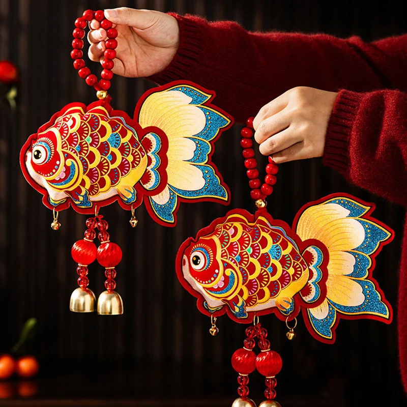 Decoración de Año Nuevo Chino 2026, Colgante de Caballo para Puerta, Decoración Tet, Adorno Colgante, Suministros para el Festival de Primavera