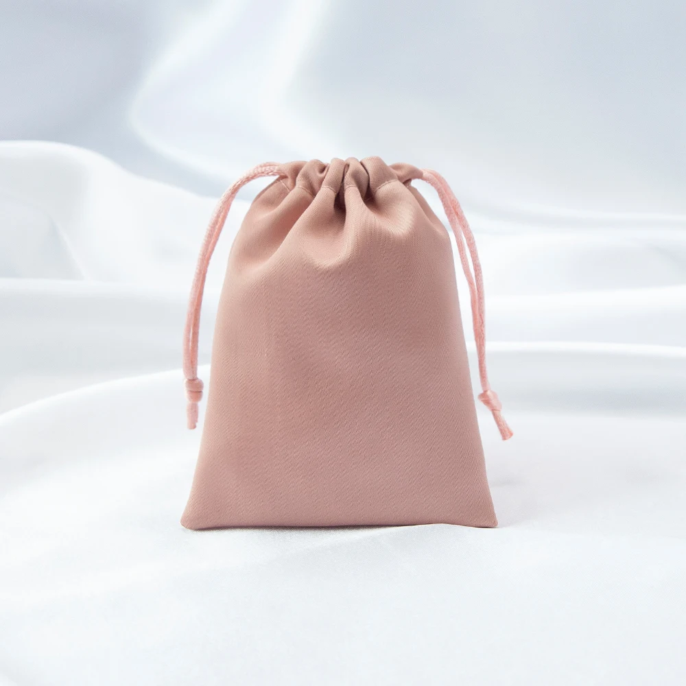10pcs Small Satin Silk Drawstring Pouches