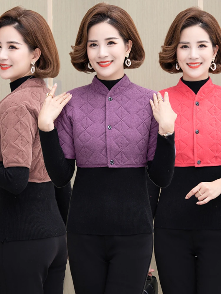 

Утепленный женский жилет из немецкого бархата с воротником-стойкой, теплый, осенне-зимний, новинка, модный, для повседневной носки