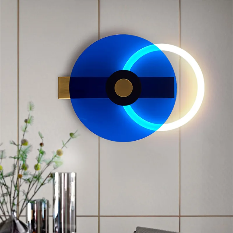 الشمال الإبداعية مضيئة اللوحة الزخرفية غرفة المعيشة أريكة حائط الخلفية الحديثة بسيطة غرفة نوم دراسة غرفة الطعام ضوء luxu #5