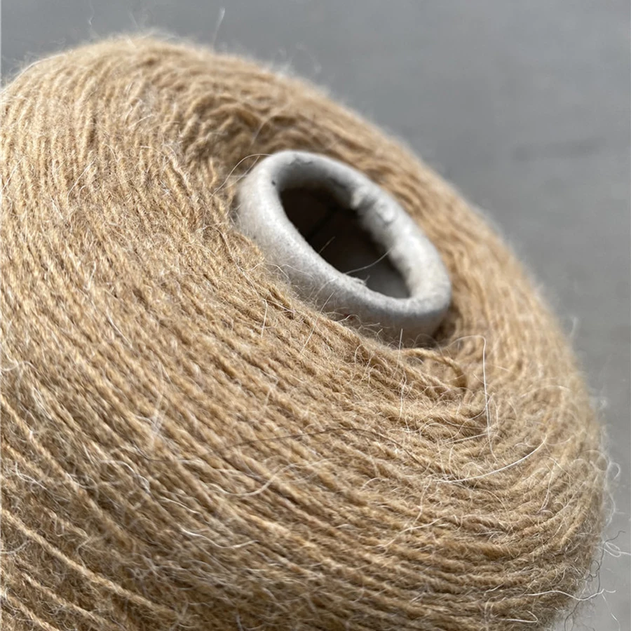 High Quality 500g Natural Soft Plush Merino Wool Alpaca Fancy Yarn for Knitting Organic Crochet Yarn Knit Sewing Thread