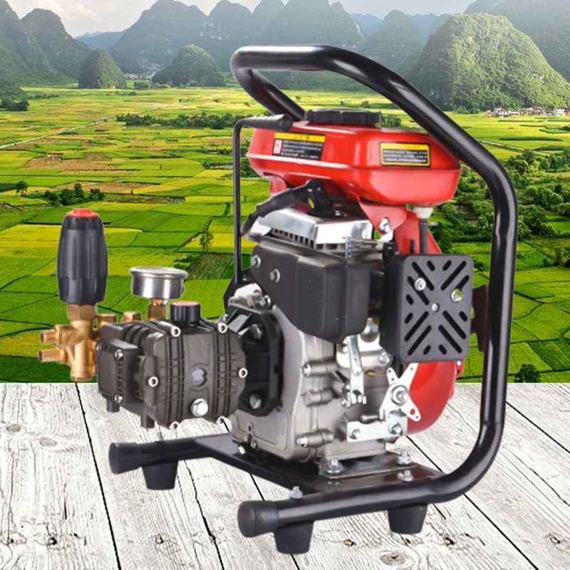 

Brand new powered high pressure sprayer 154 type portable agricultural motorized sprayer cleaning garden fruit tree spr
