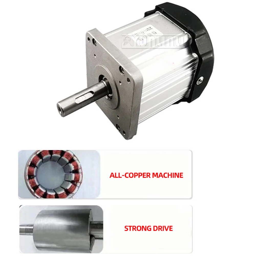 

220V 600W 800W Brushless DC Motor 3.0 NM 4.5NM Controller Speed Adjustable for Woodworking Lathe Belt Bead Machinery 200-5000rpm